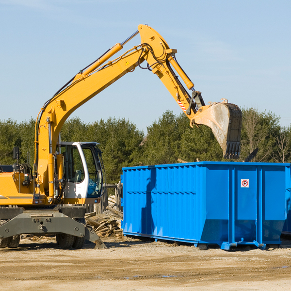 what size residential dumpster rentals are available in Wayne New Jersey